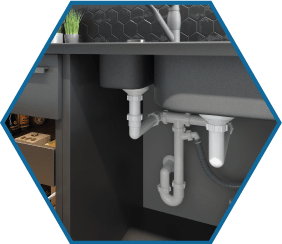 Sink bottle and pipe traps