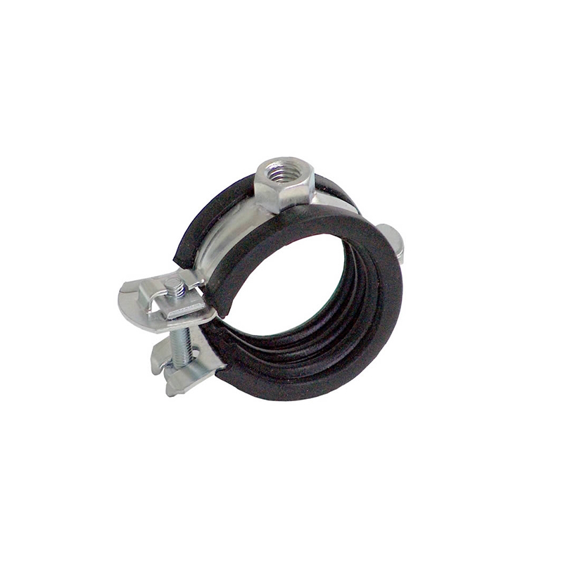 Single screw hinged pipe clamp 3/8