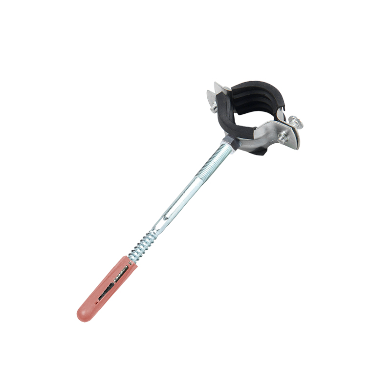 Single screw hinged pipe clamp 1/2
