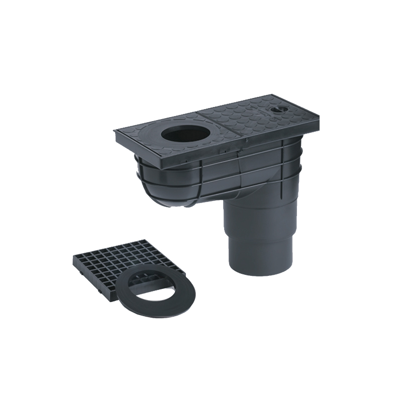 Trap for rain and roof water outlet Ø110/125 mm