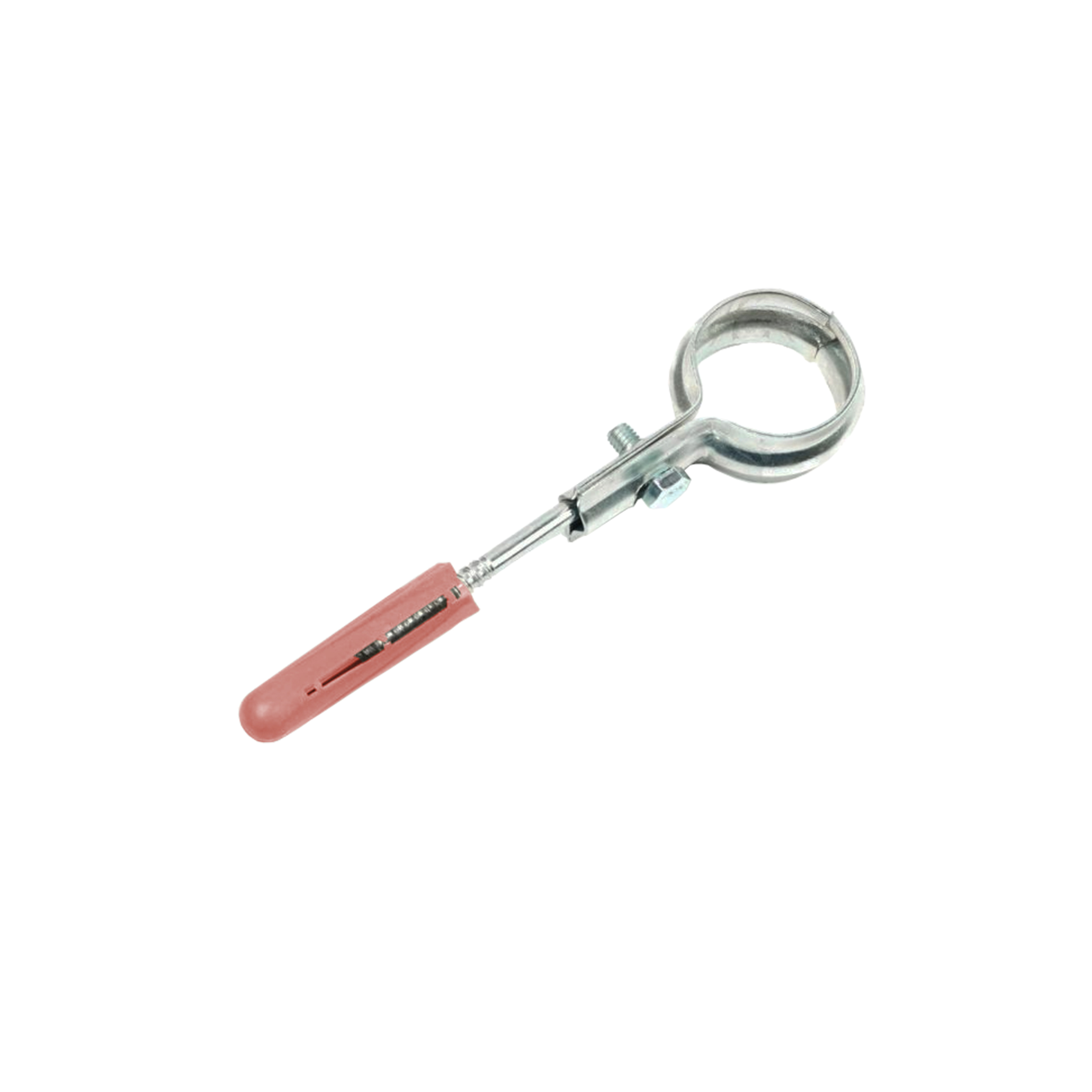 Pipe clamp & hanger bolt with counter nut & anchor (1
