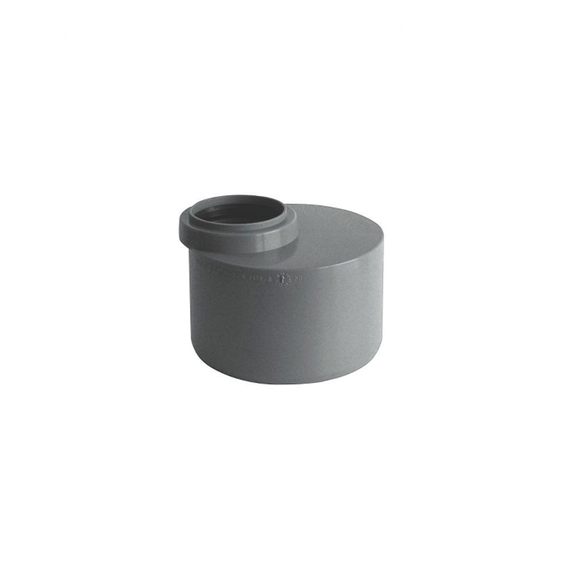 Ø110 mm single waste adaptor with Ø50 mm reduciton