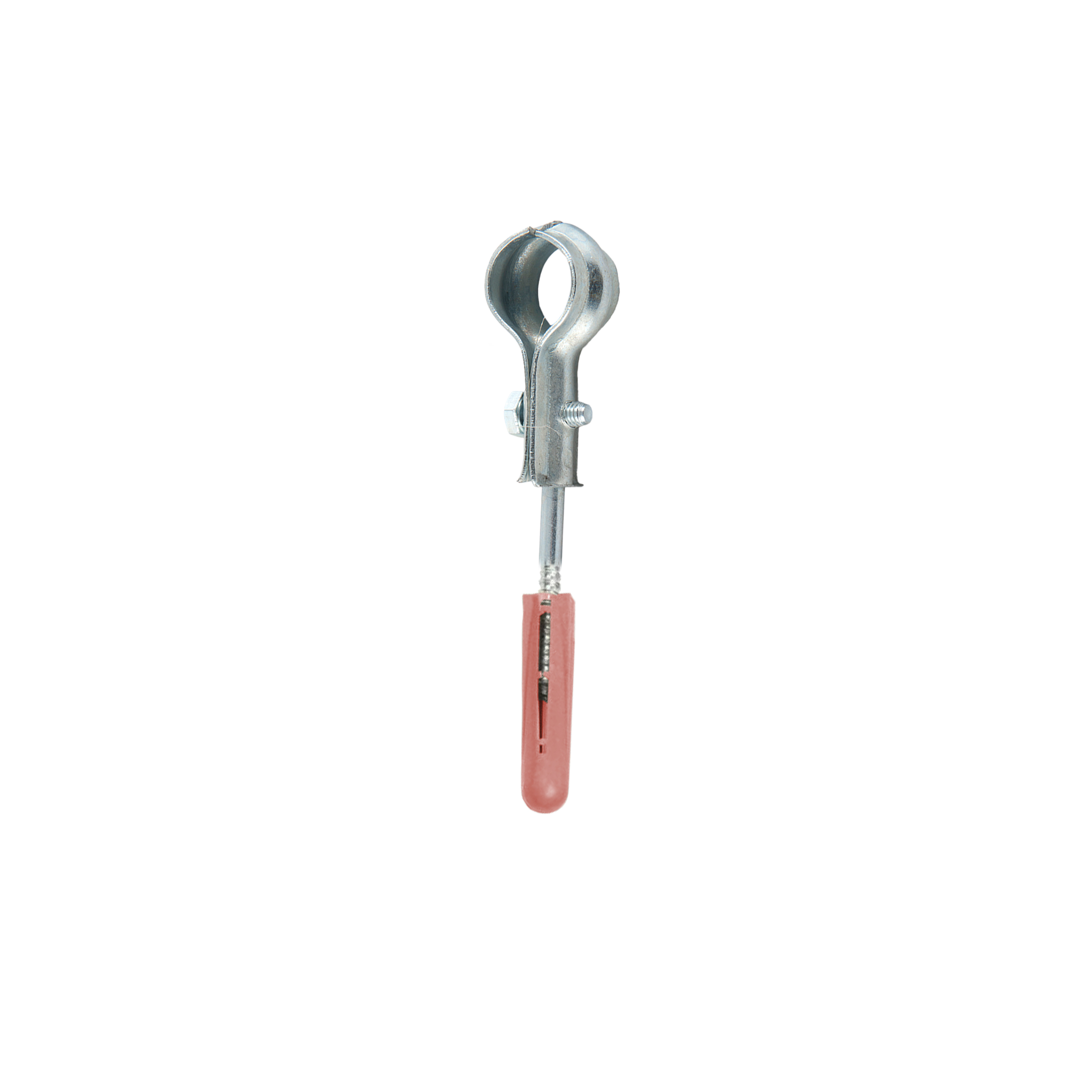 Pipe clamp & hanger Bolt with counter nut & anchor (3/8