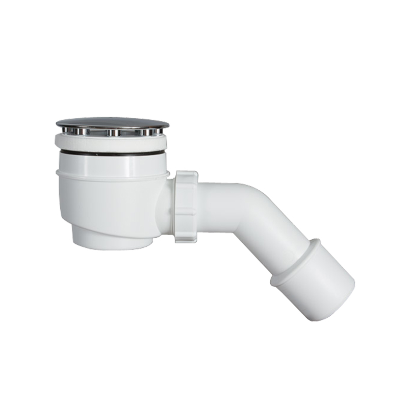 Ø50 mm shower trap, chrome cover plated, cleanable