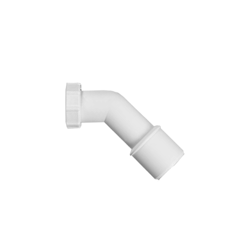 Plastic elbow fitting for shower trap Ø40/50 mm