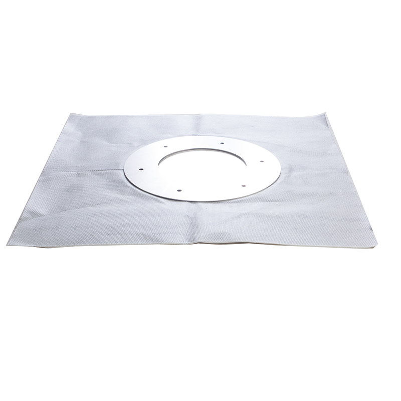 Hydro-insulating foil for floor drain (self adhesive) + stainless steel fastening flange