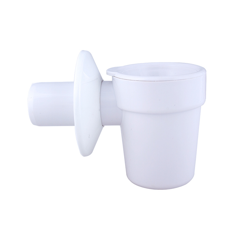 Condensation trap with air and water trap, white plastic