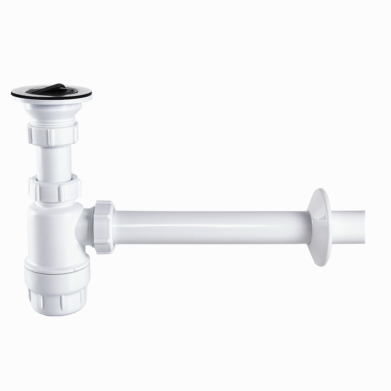 Wash-basin bottle trap with adjustable 5/4” sink waste with Ø32 mm outlet
