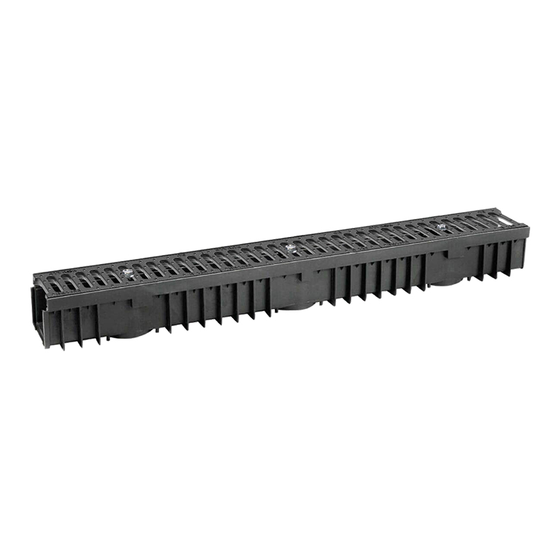 rainage channel 1m length with cast iron grid