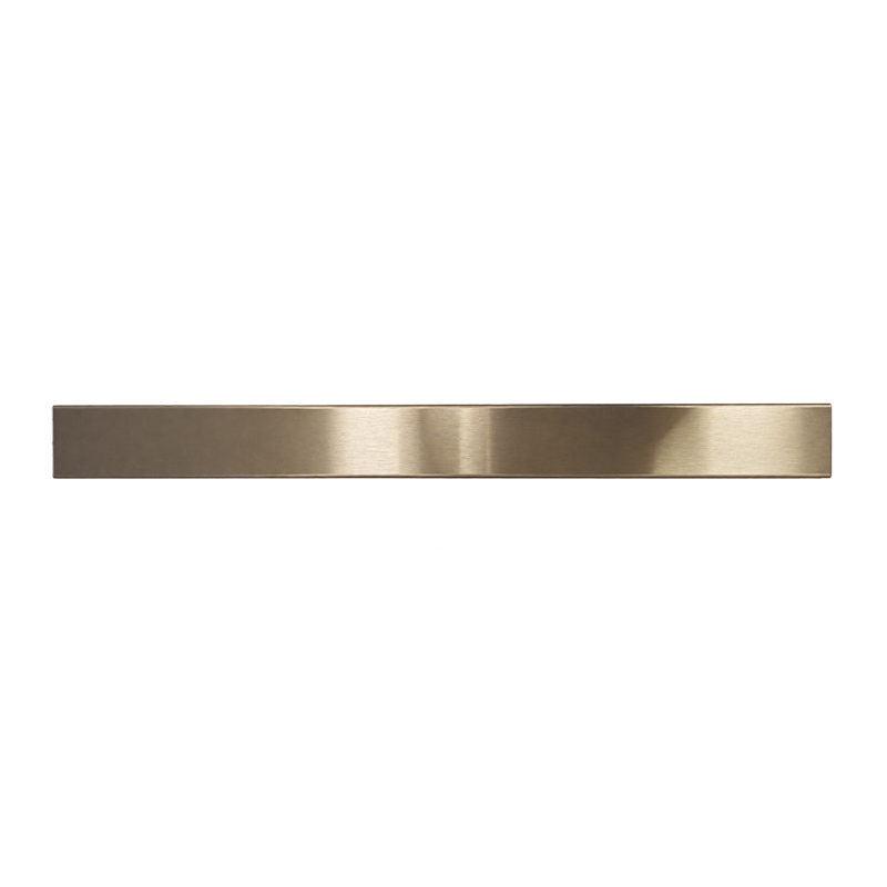 700 mm MEDIUM brushed stainless steel grate - with (copper) PVD coating