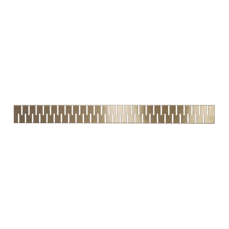 Kratka ze stali nierdzewnej szczotkowanej MEDIUM 700 mm - z powłoką PVD w kolorze (miedzianym)