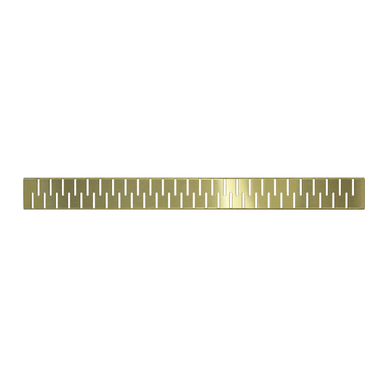 Grătar din inox satinat MEDIUM 700 mm - cu înveliș PVD de culoare (aurie)