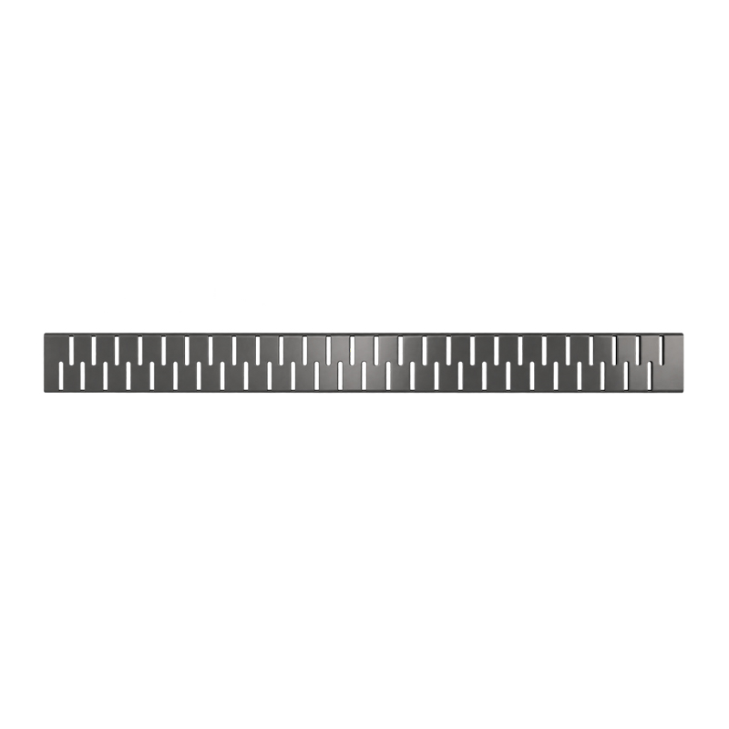 700 mm-es MEDIUM rozsdamentes rács - (GUNMETAL) színű PVD bevonattal