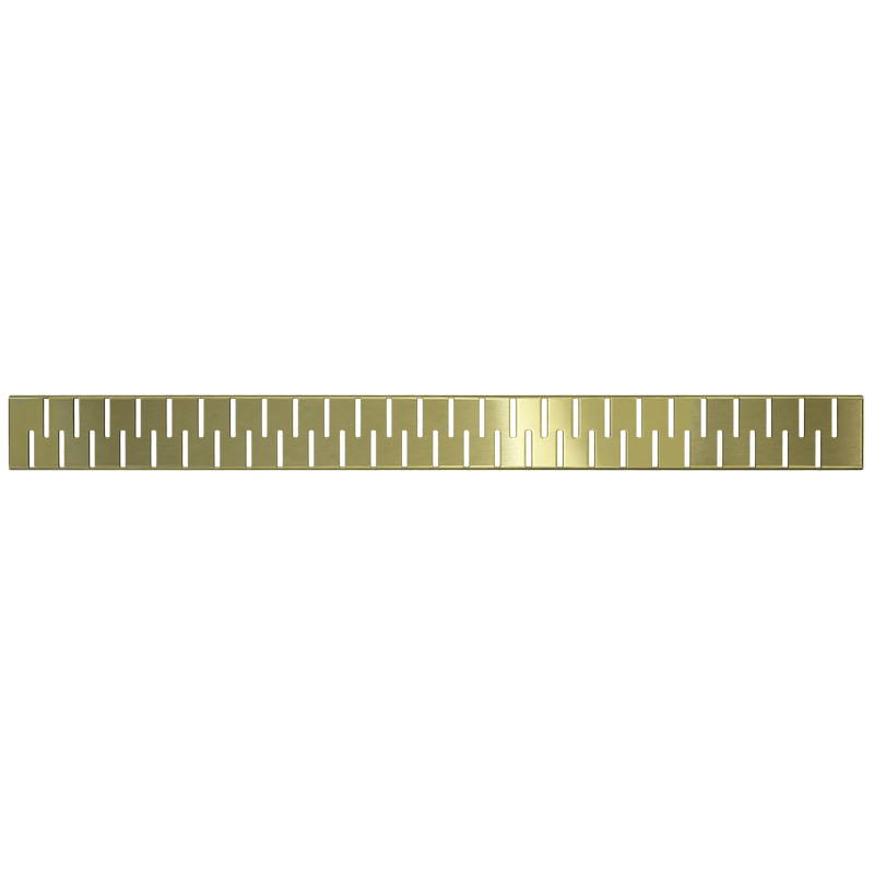 Grătar din inox satinat MEDIUM 800 mm - cu înveliș PVD de culoare (aurie)