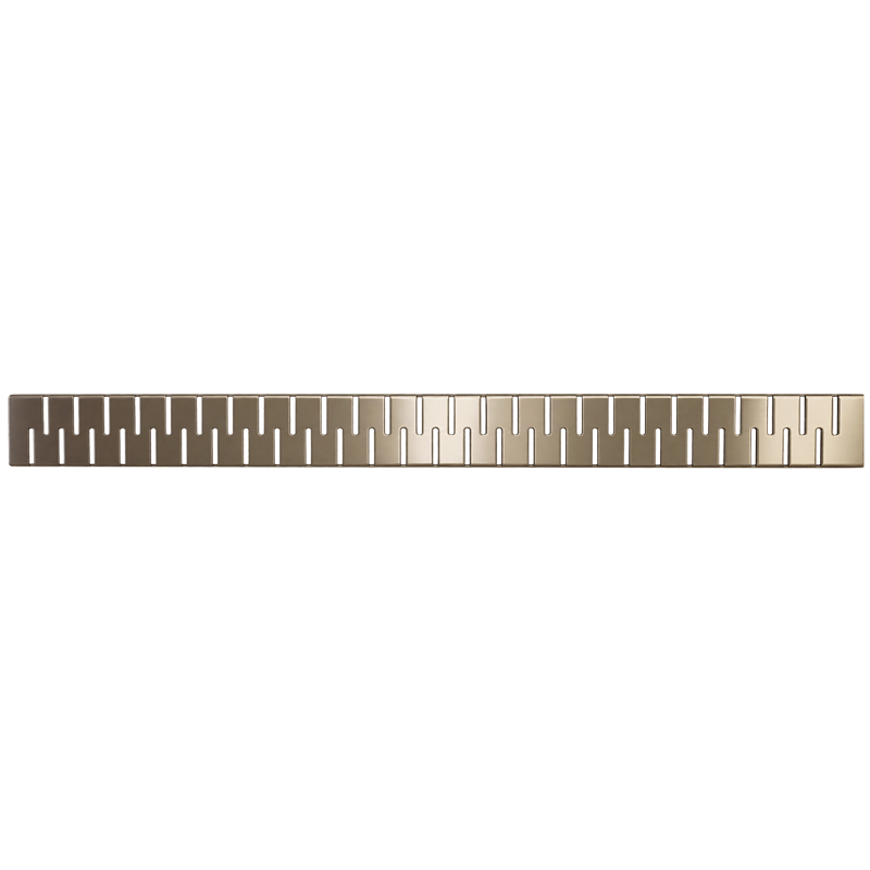 800 mm MEDIUM nerezová mriežka - s PVD povlakom v (medenej) farbe