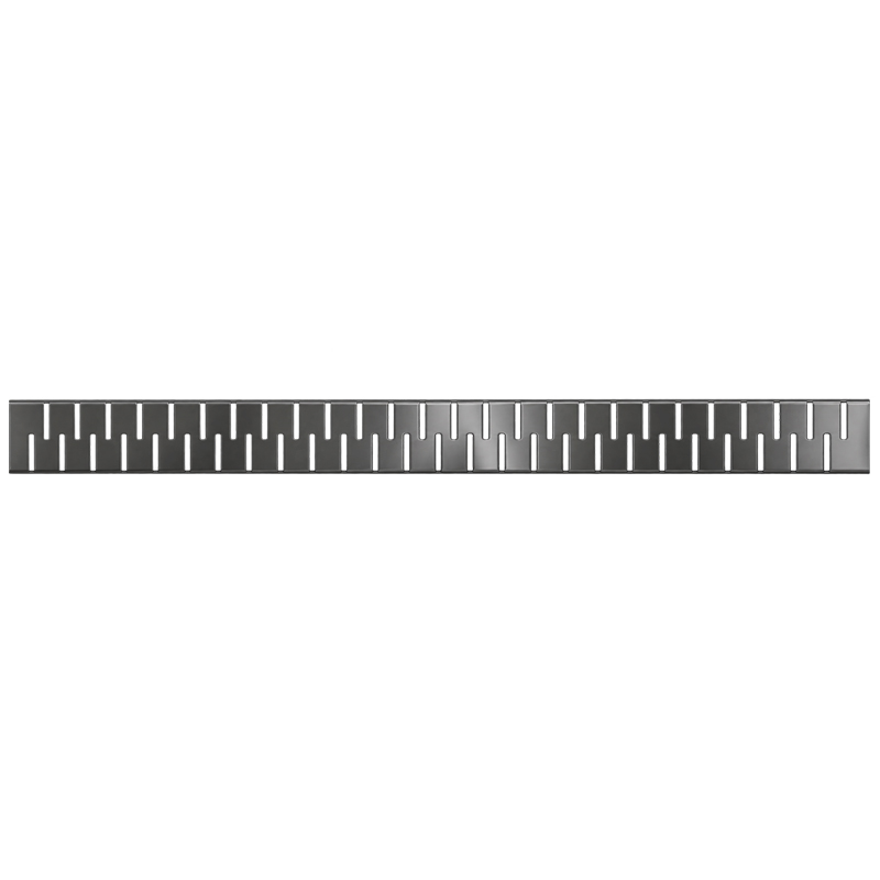 شبكة MEDIUM من الفولاذ المقاوم للصدأ مقاس 800 مم - مع طلاء PVD باللون (الرمادي الداكن / gunmetal)
