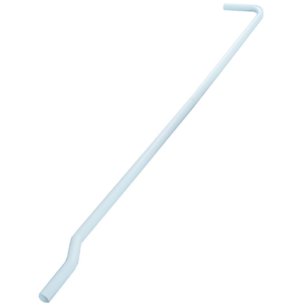 Ø32 mm (white) plastic waste pipe for high level cistern, long