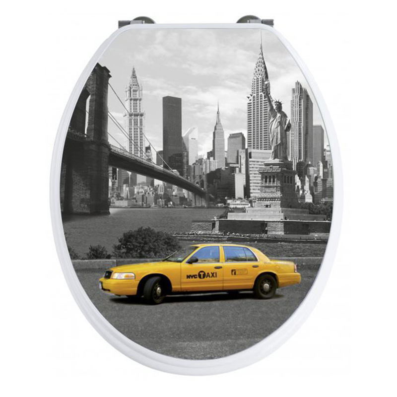 Capac WC, MDF, color, model „New York taxi” 