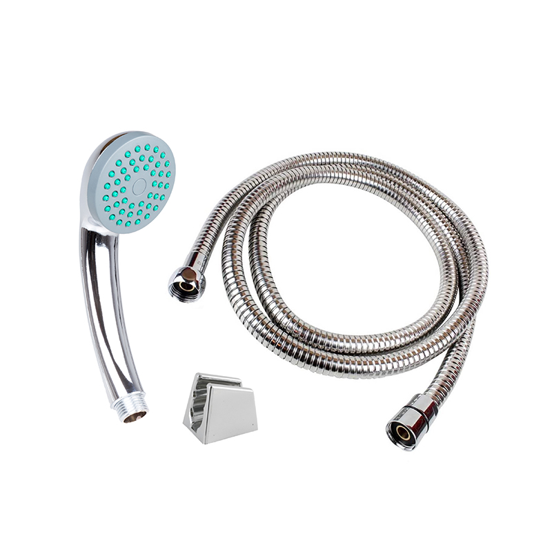Small shower kit (shower hose, hand shower and wall mounted hand shower bracket)